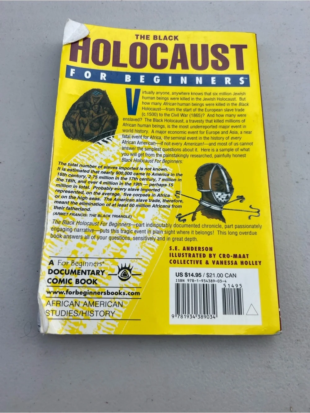 The Black Holocaust for Beginners - Purple Cover by